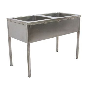 Ванна моечная двухсекционная 1200х600х860 ц/т